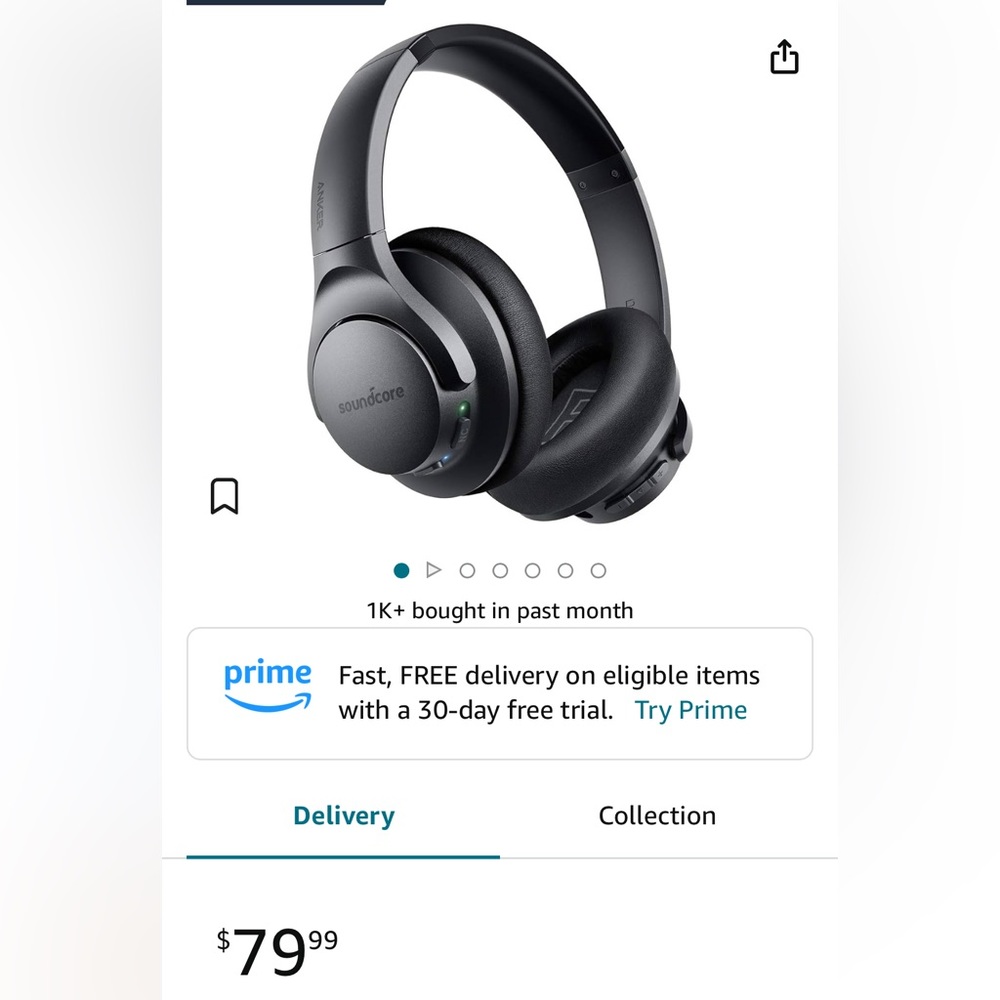 Anker Soundcore Noise Cancelling Headphones